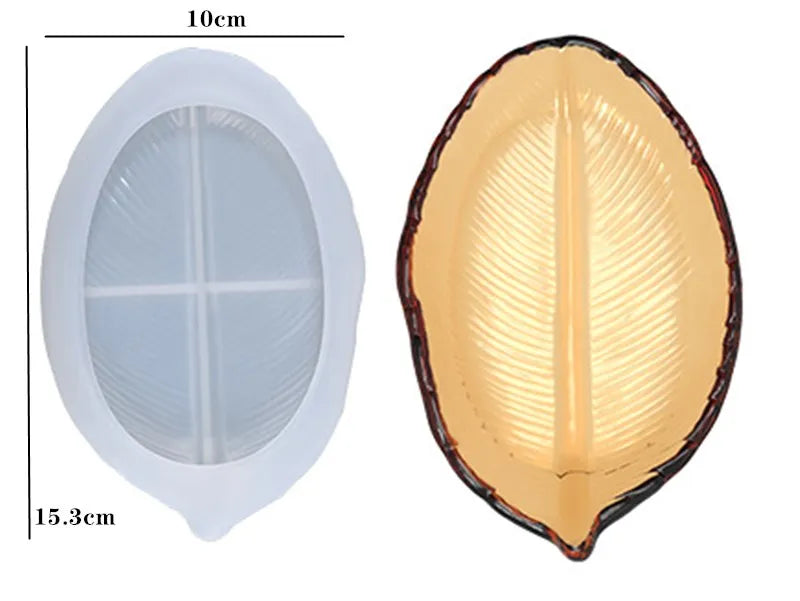 DIY Three-Layer Fruit & Tea Plate Silicone Mold – Epoxy Resin Mold for Cup Pads, Home Decor & Resin Art